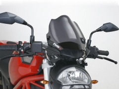 FOR DUCATI 696 2009-2011 - MOTORCYCLE WINDSCREEN / WINDSHIELD