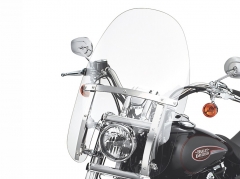 For 17 INCH HARLEY UNIVERSAL WINDSHIELD (WITH BRACKET)- MOTORCYCLE WINDSCREEN/WINDSHIELD